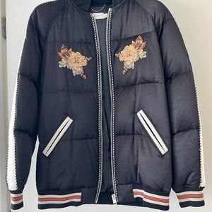 COACH 1941 Women's Satin Padded Varsity Jacket - size 2 - BARELY WORN